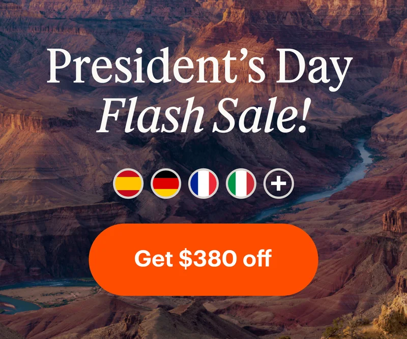 President’s Day Flash Sale!