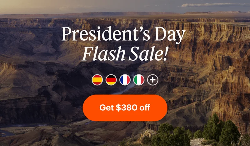 President’s Day Flash Sale!