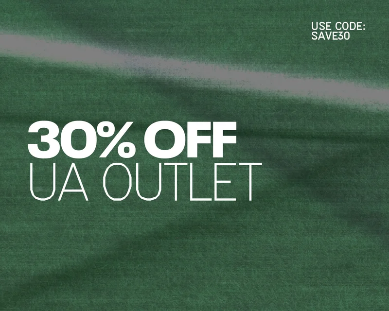 30% OFF UA OUTLET | USE CODE discount code