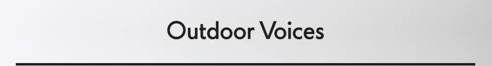 Outdoor Voices