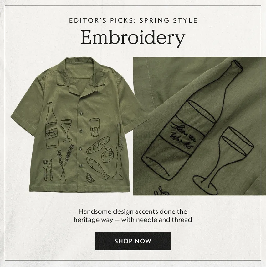 Editor's Picks: Embroidered Spring Apparel