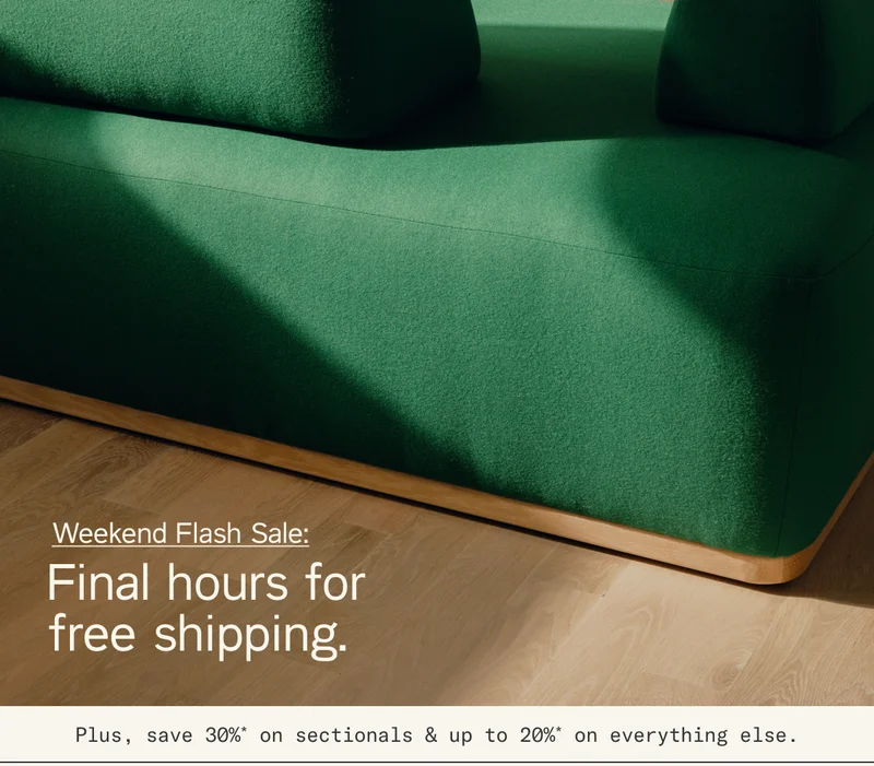 Weekend Flash Sale: Final hours for free shipping.