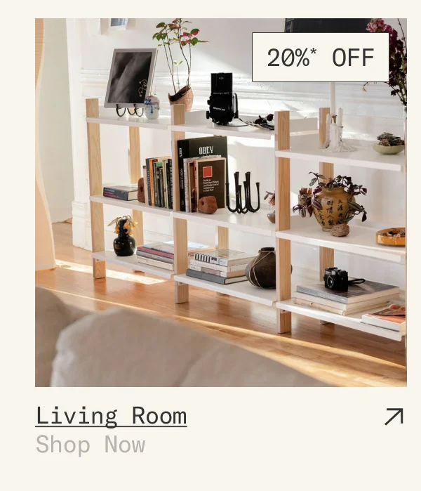 Save 20%* on Living Room