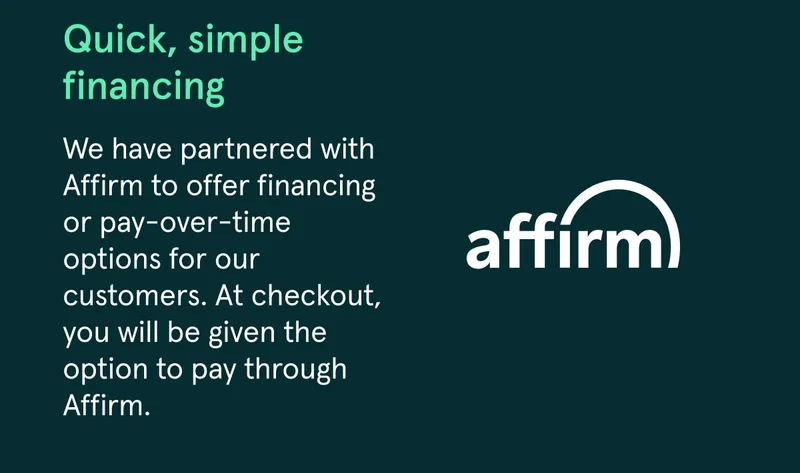 Quick simple financing | Affirm