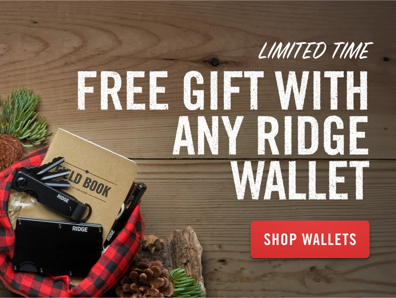 Get A Free Gift With Any Ridge Wallet