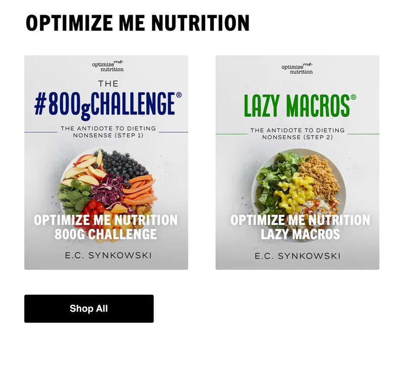 Optimize Me Nutrition - Shop All