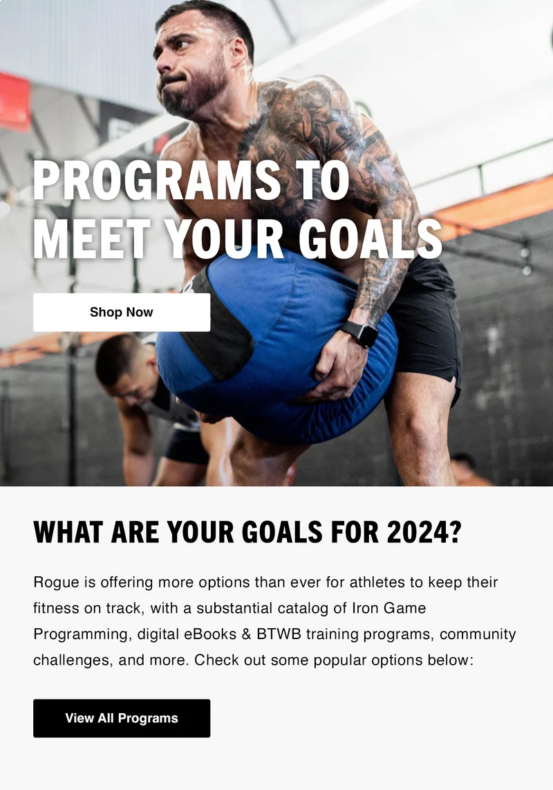 Programs to Meet Your Goals - Shop Now