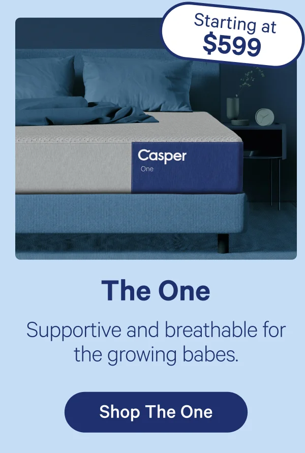 The One; Supportive and breathable for the growing babes.