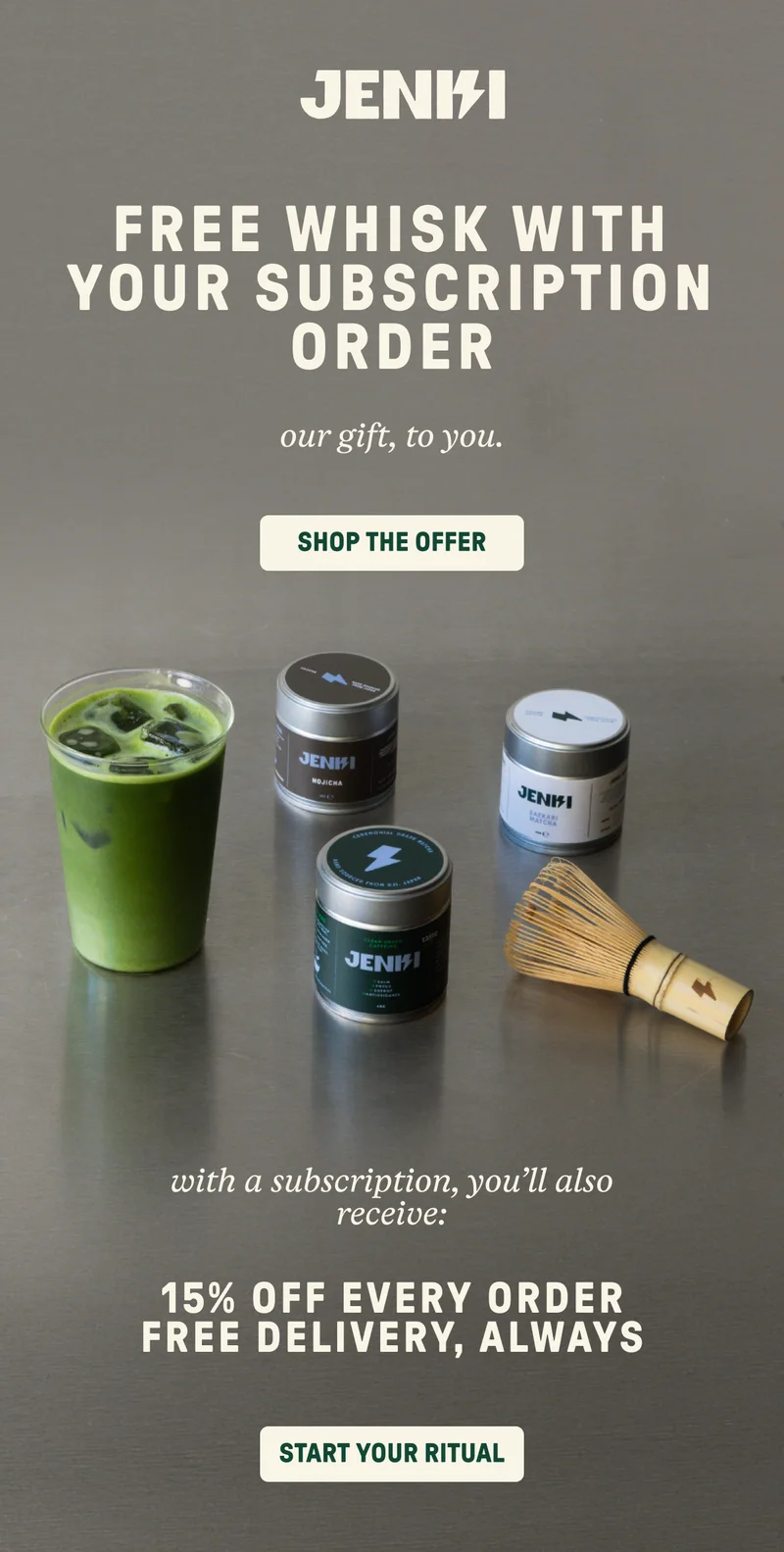 Frre whisk with subscription orders