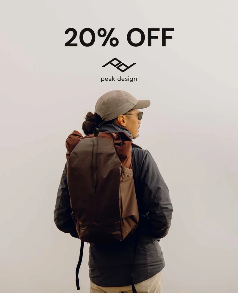20% OFF PEAK DESIGN