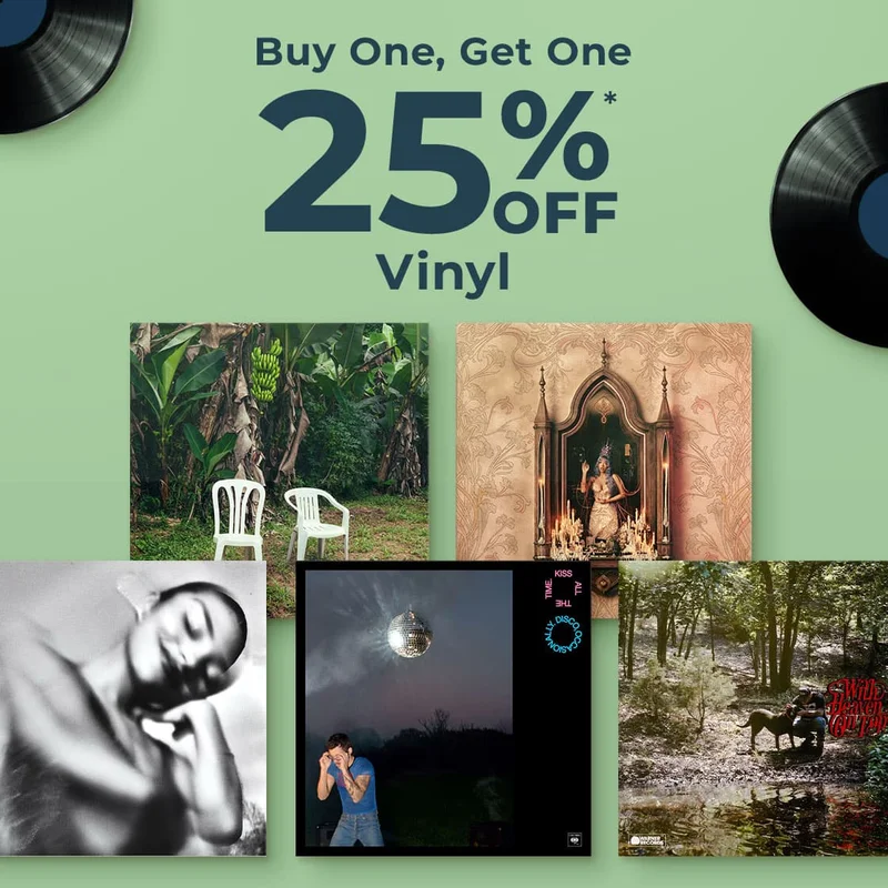 Buy One, Get One 25% Off Vinyl