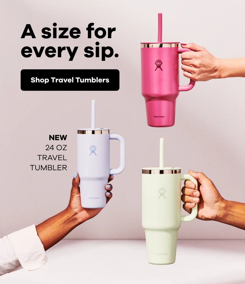 A size for every sip. | Shop Travel Tumblers