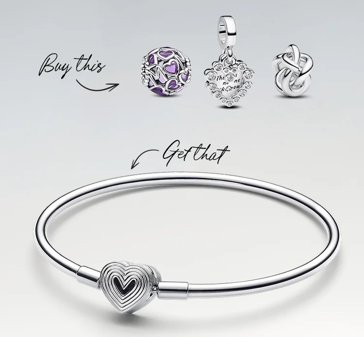 Heart clasp bracelets