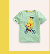 Lemon Logo T-shirt - Green Smoke Lemon