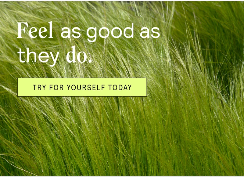 Feel as good as they do. Try For Yourself Today