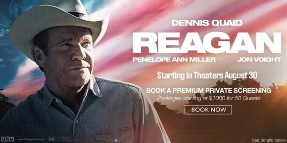 REAGAN | BOOK A PREMIUM PRIVATE SCREENING | BOOK NOW >