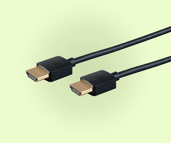 Monoprice 4K Certified Premium High Speed Slim HDMI Cable - 4K60Hz, 18Gbps, HDR, 6ft, Black