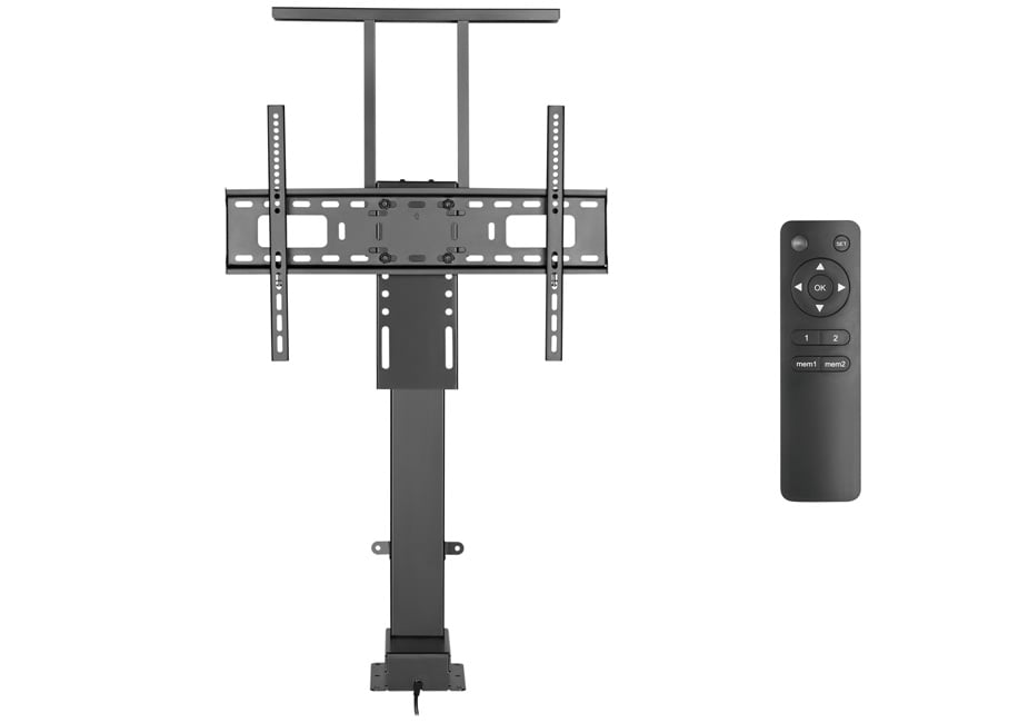 Smart Motorized TV Lift Stand For TVs 37" - 65", 132lbs Weight Capacity