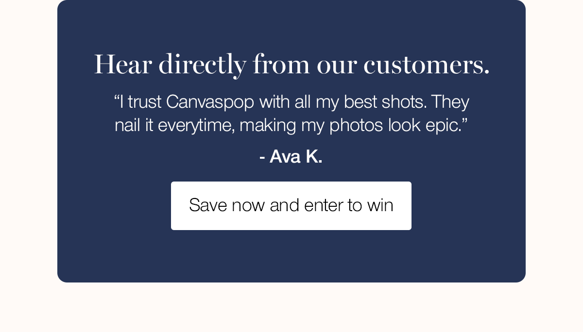 Hear directly from our customers.
