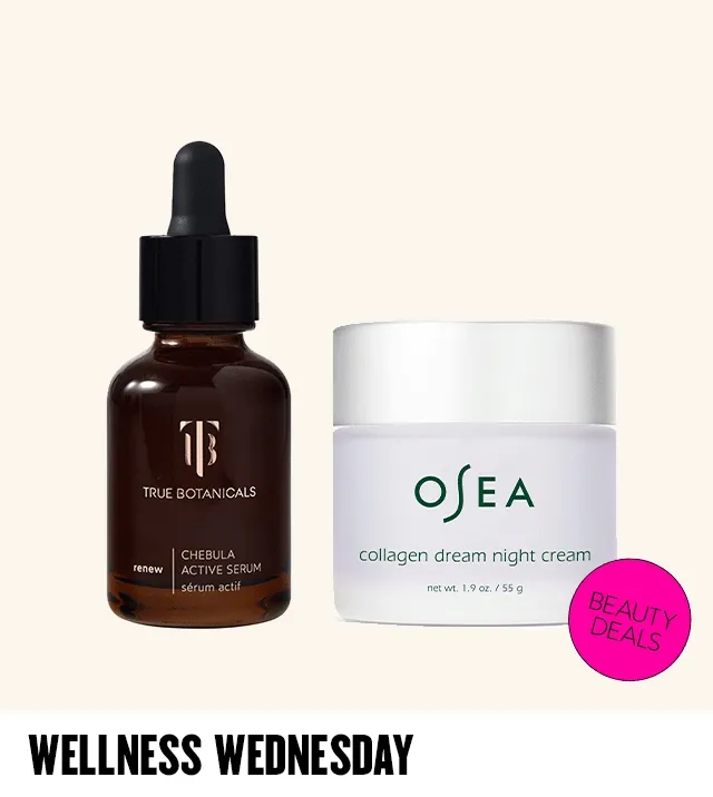 Face serum and night cream.