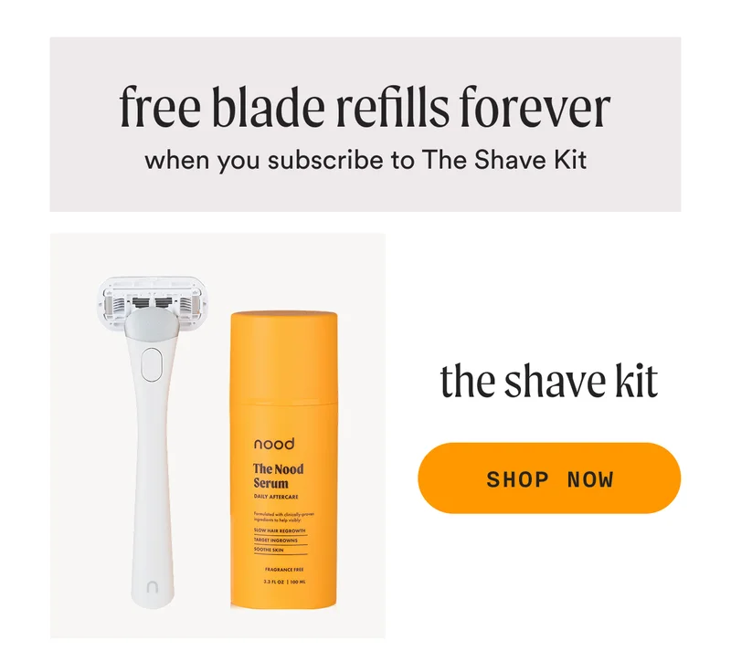 free blade refills forever when you subscribe to The Shave Kit - the shave kit - SHOP NOW