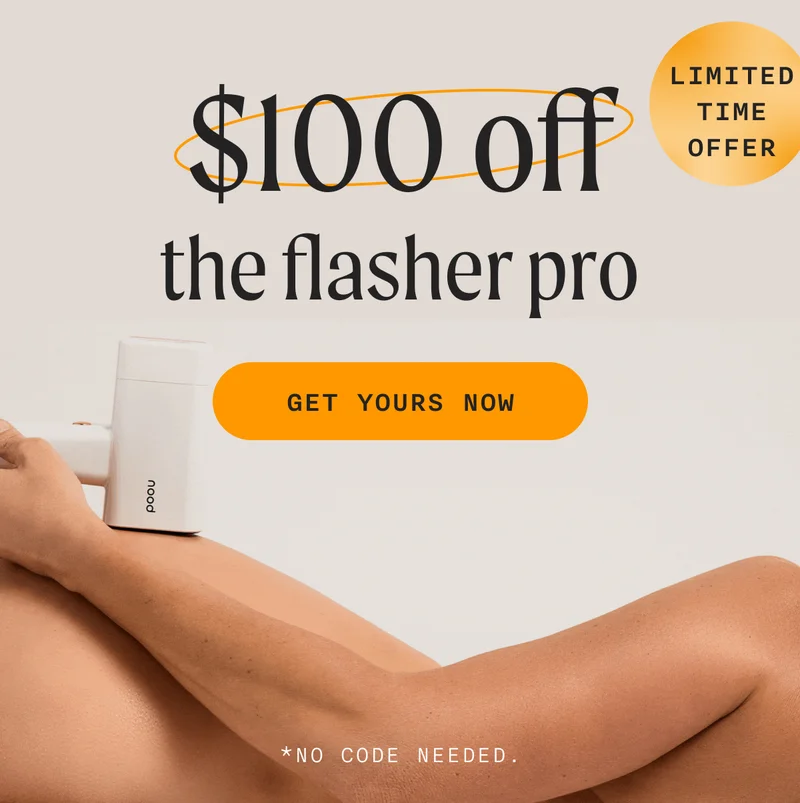 $100 off the flasher pro - LIMITED TIME OFFER - GET YOURS NOW - *NO CODE NEEDED.
