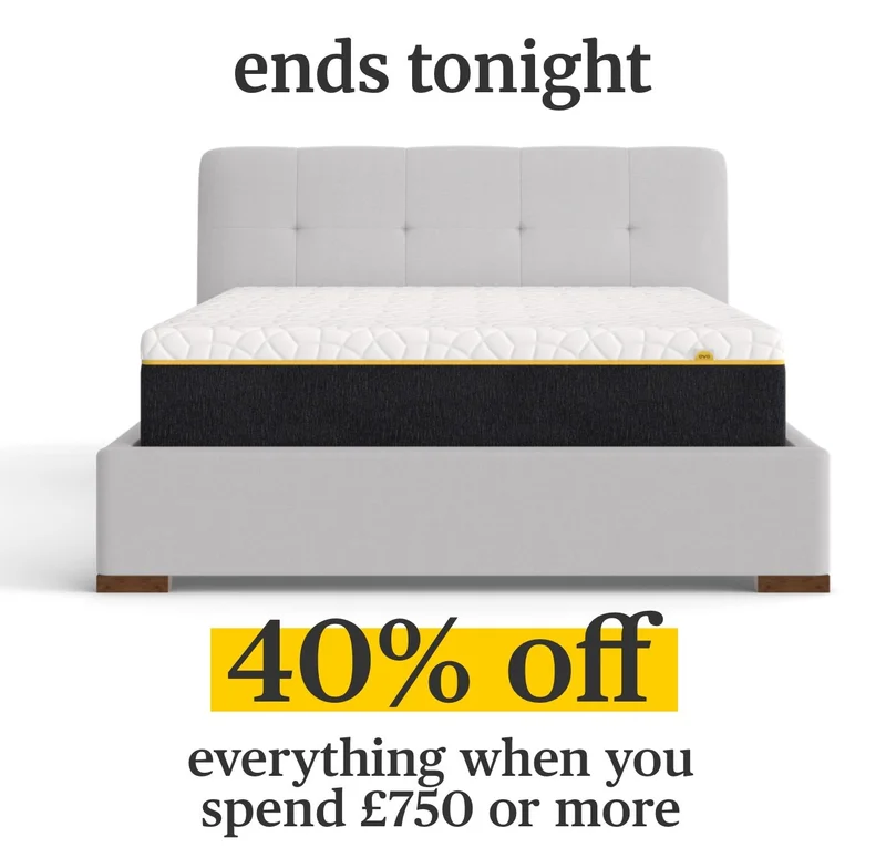 40% off when you spend £750