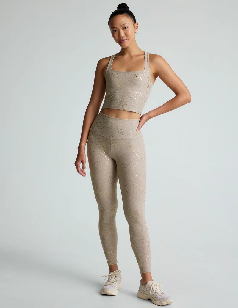 Image of Chai Lucky Stars SoftShine High Waisted Midi Legging
