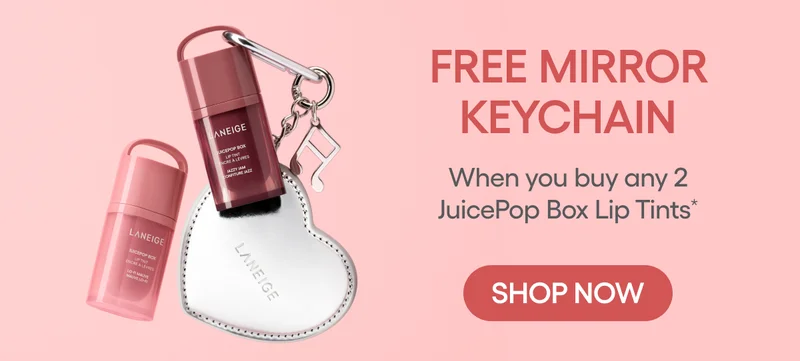 FREE MIRROR KEYCHAIN WITH 2 JUICEPOP LIP TINTS