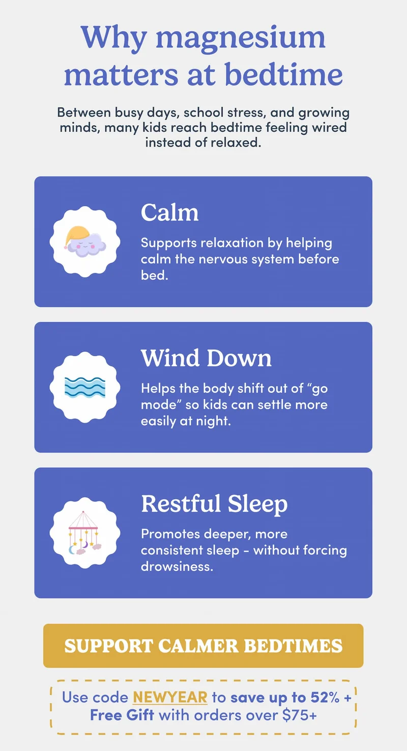 Why magnesium matters at bedtime