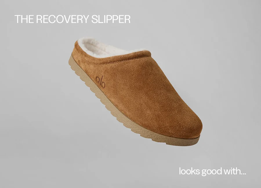 THE RECOVERY SLIPPER LOOKS GOOD WITH