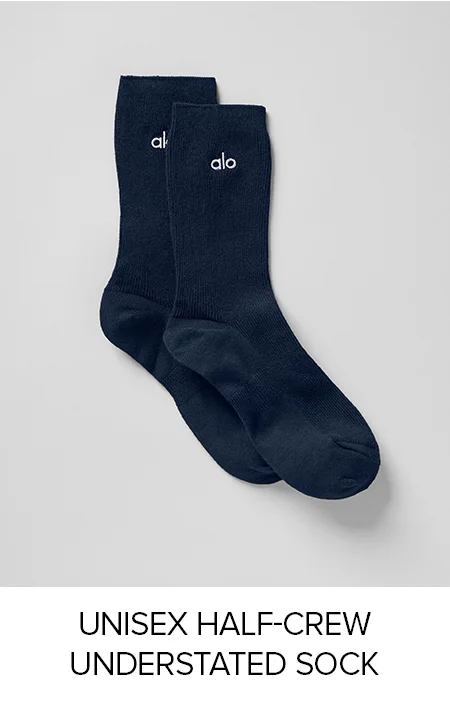 UNISEX HALF CREW UNDERSTATED SOCK