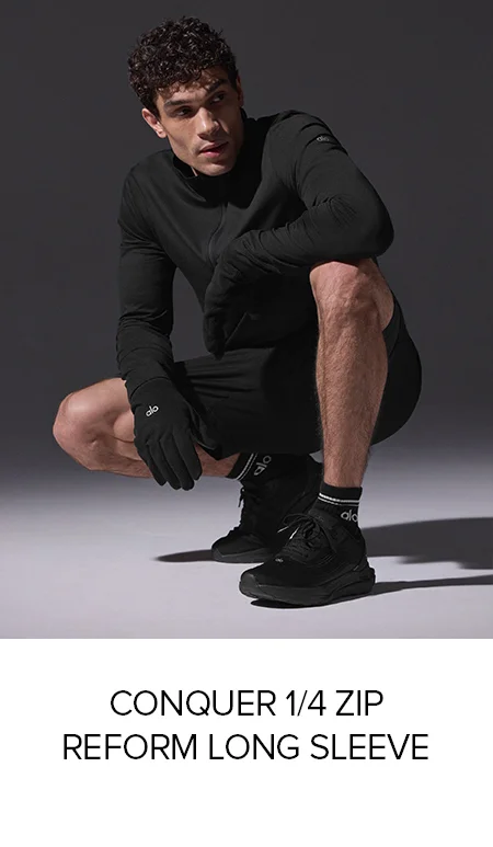 CONQUER 1/4 ZIP REFORM LONG SLEEVE