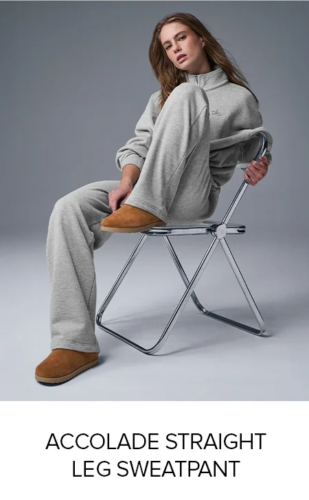 ACCOLADE STRAIGHT LEG SWEATPANT