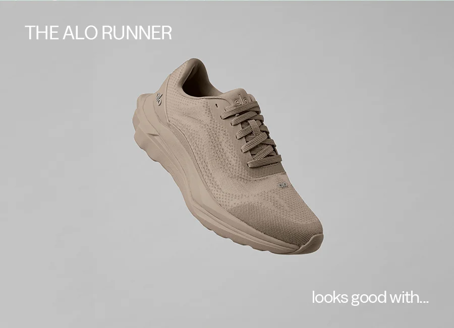 THE ALO RUNNER looks good with