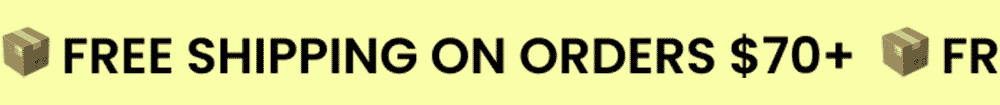 FREE SHIPPING ON ORDERS $70+