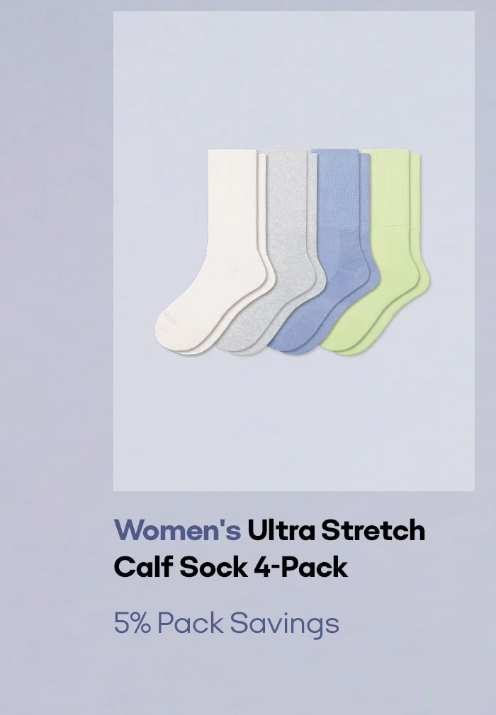 Women's Ultra Stretch Calf Sock 4-Pack 5% Pack Savings