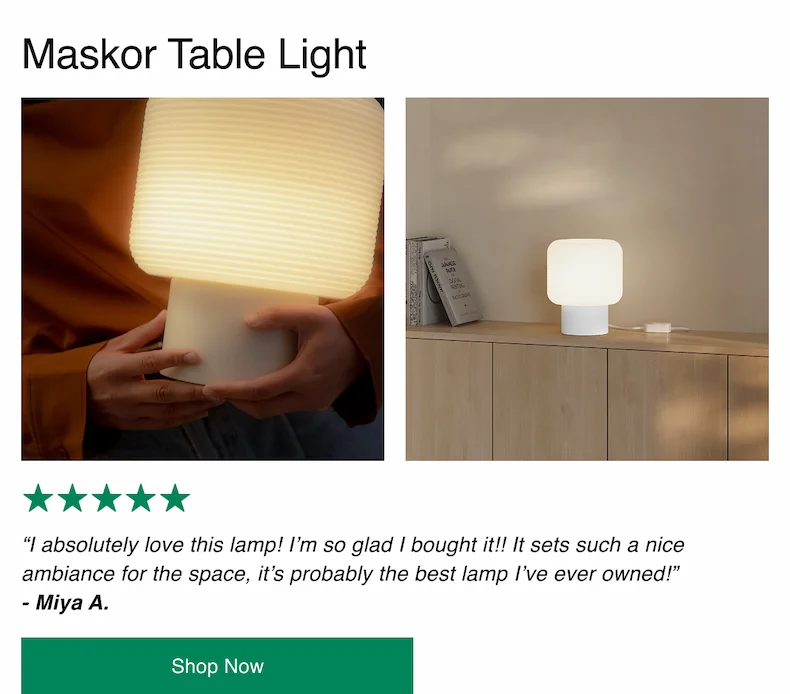 Maskor Table Light