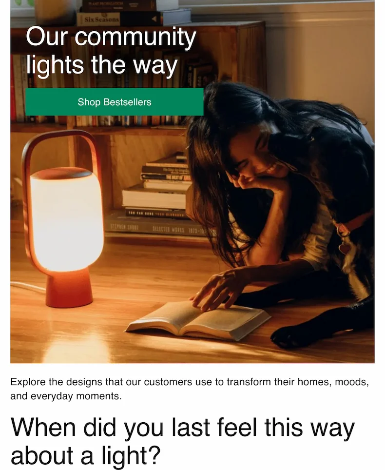 Our community lights the way.