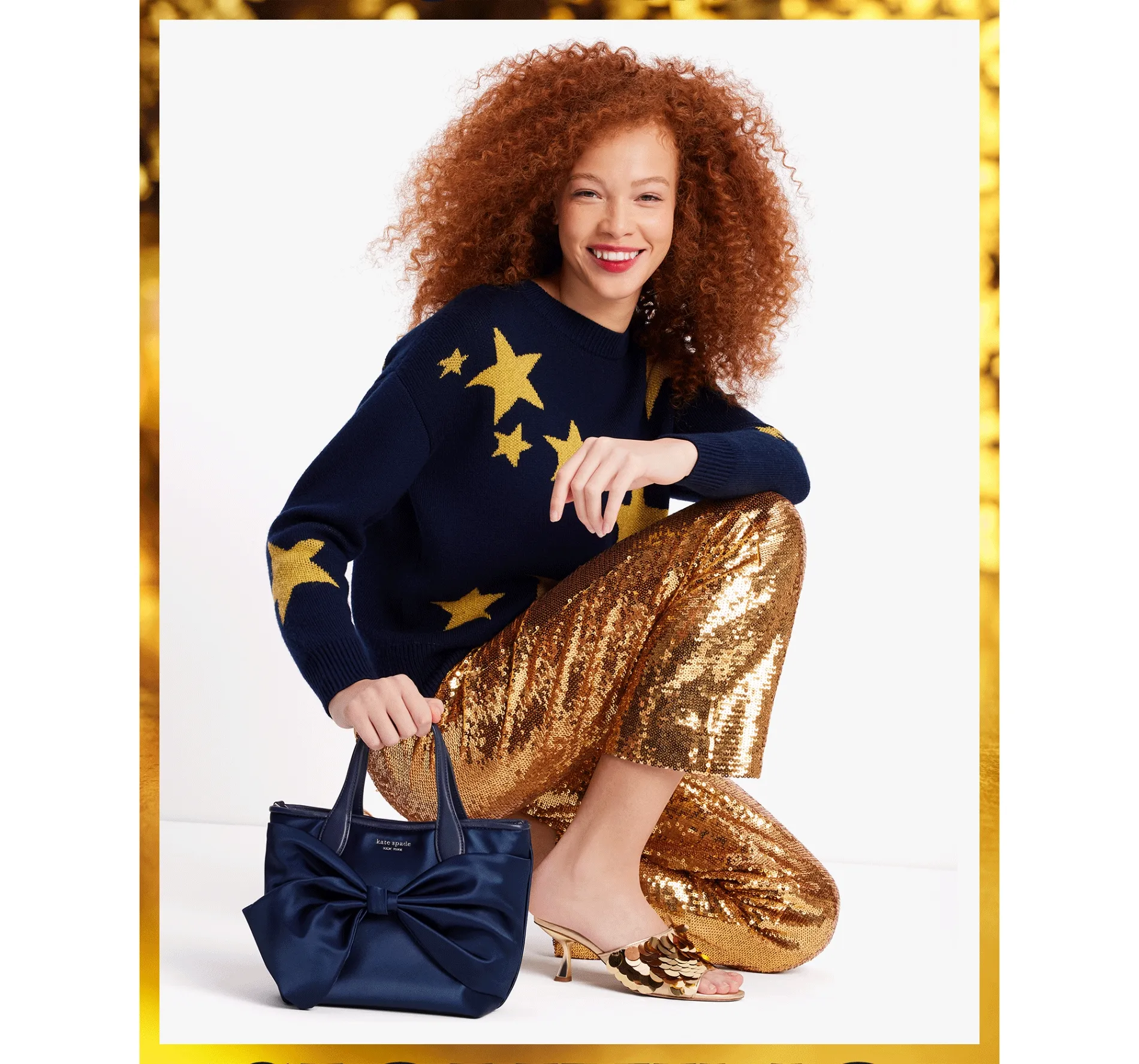 the season's party looks are sparkling, photo-ready, and out of this world.