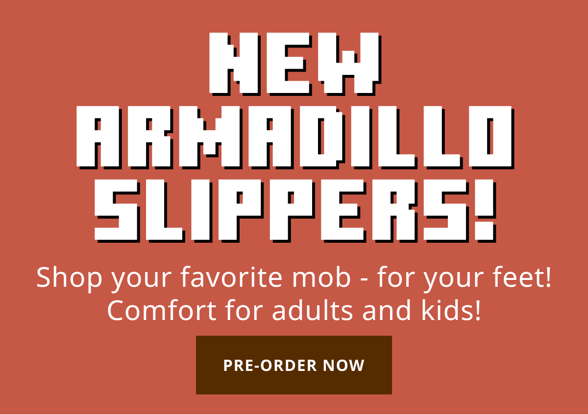 New Armadillo Slippers