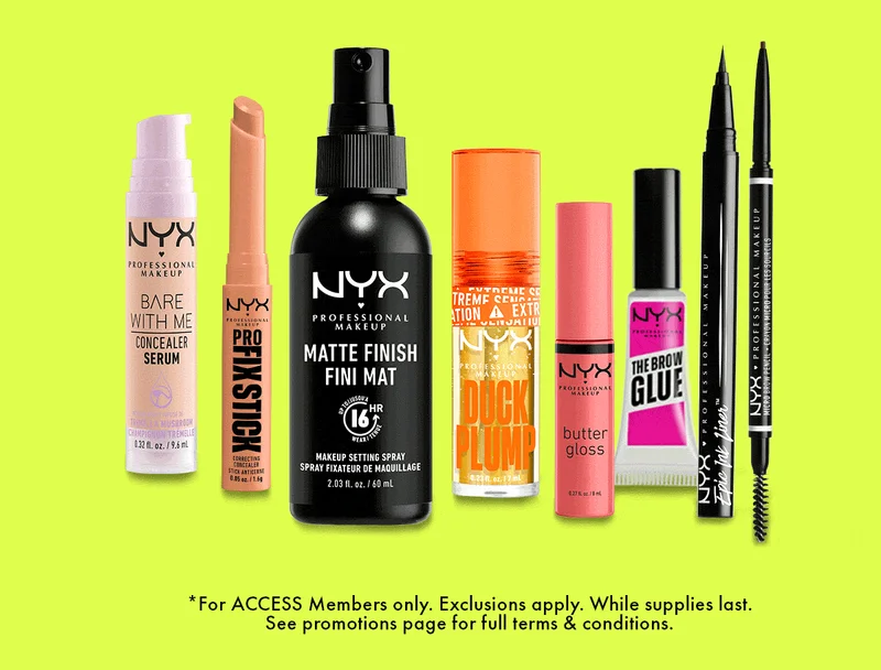 SORTED NYX PRODUCTS