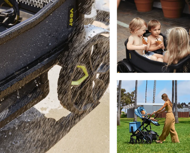 hose-washable gear!