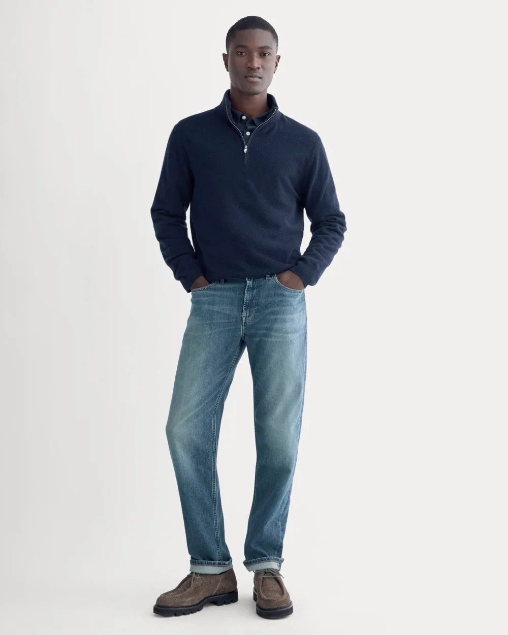 Image of The Selvedge Straight Fit Jean | Drake Vintage Mid Wash
