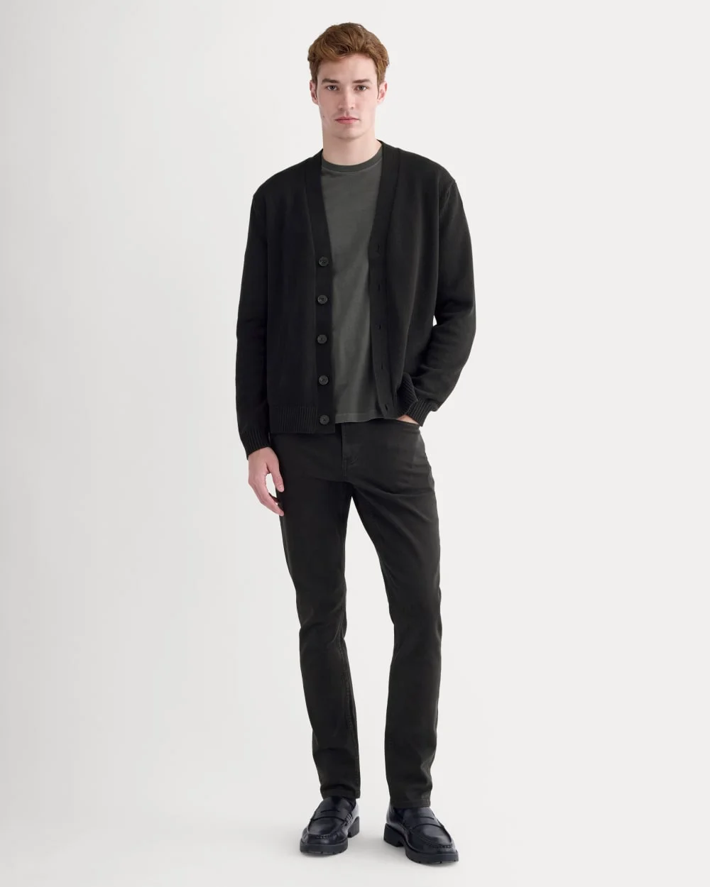 Image of The Stretch Twill 5-Pocket Pant | Black