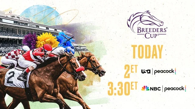 Breeder's Cup Today on USA, NBC & Peacock