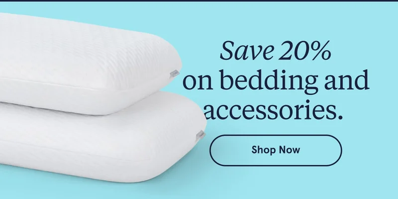 Save 20% on bedding and accessories | Shop Now