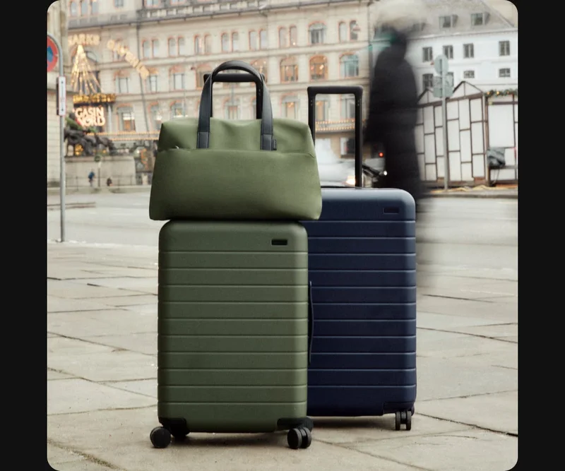 You'll probably need a suitcases with that Everywhere Bag. Luckily, our Classic Carry-Ons make getting through the airport a breeze.