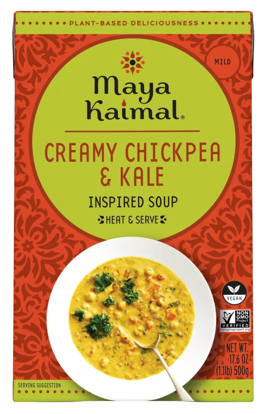 Image of Maya Kaimal Creamy Chickpea Kale Soup