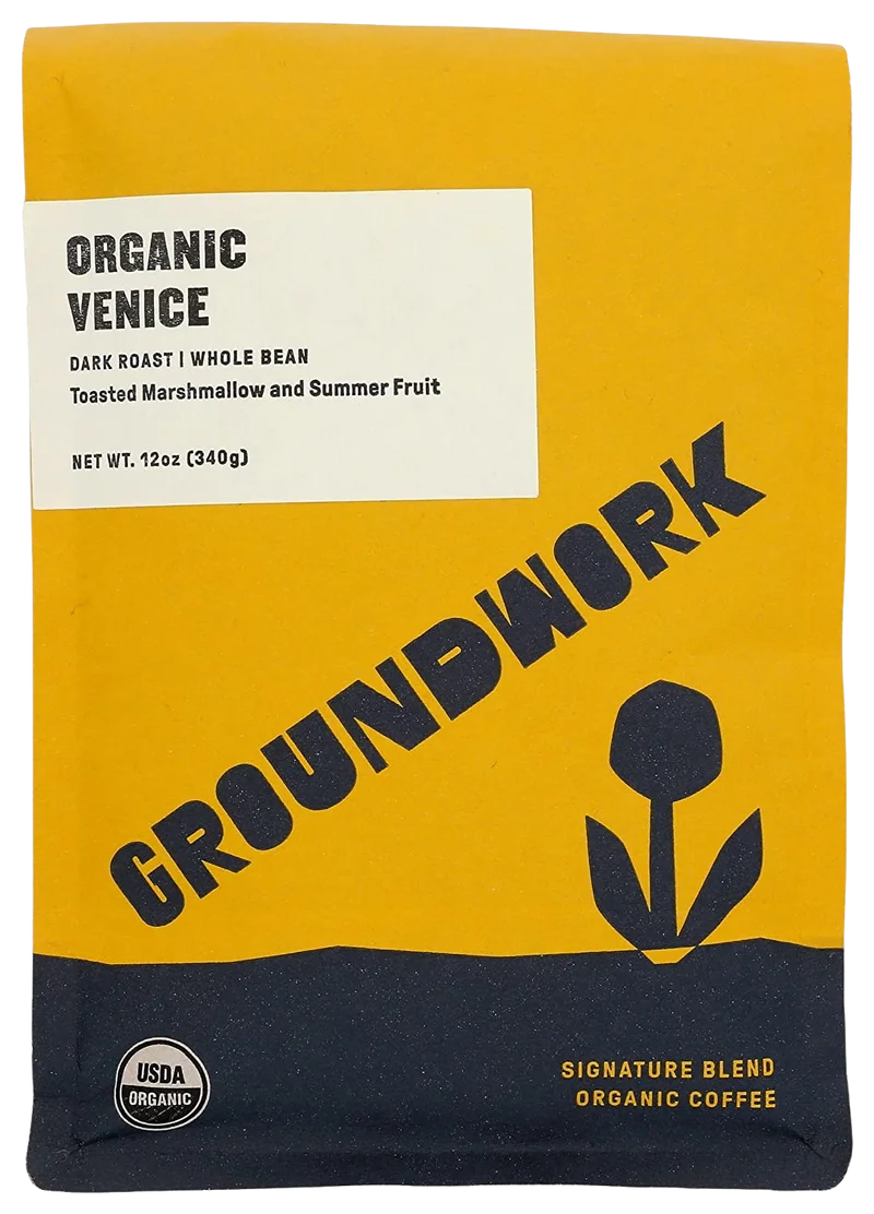 Image of Groundwork Coffee Organic Dark Roast Whole Bean Coffee